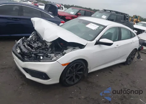 2020 Honda Civic Sport from USA, damaged, VIN 2HGFC2F82LH552580